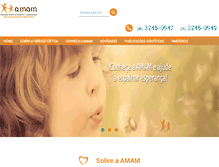 Tablet Screenshot of amam.org.br